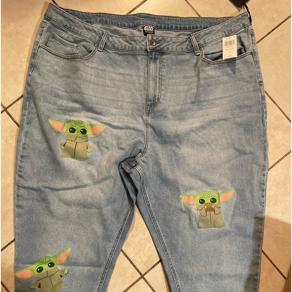 Brand new size 24W baby Yoda jeans